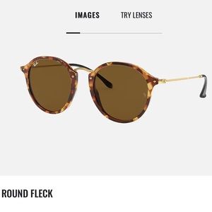 Ray-Ban Round Fleck Sunglasses - Unisex